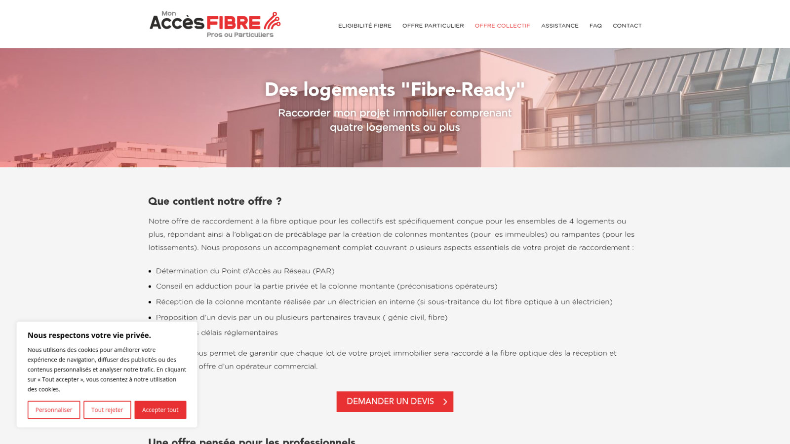 Solutions pour obtenir votre Point d'accès au réseau (PAR)